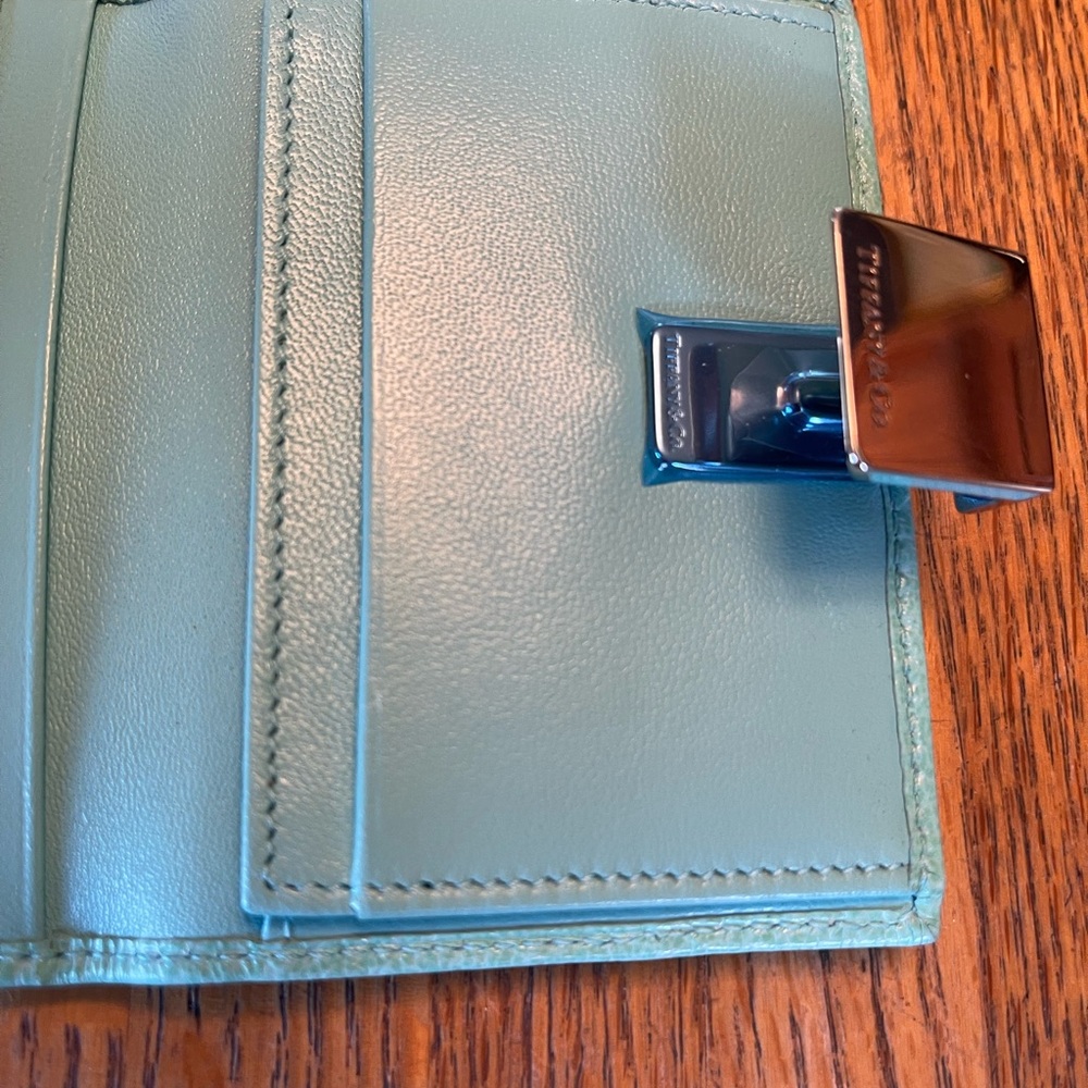 Tiffany & Co. Blue Wallet - Picture 6 of 14